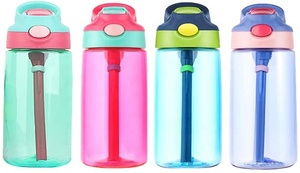 Disponibile BPA Free in plastica per bambini simpatico cartone animato cinturino scuola materna scuola primaria studente tazza acqua per bambini bottiglia per bere - Product Image 3