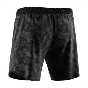 Shorts de sport multifonctionnels personnalisables pour la gym et le fitness, séchage rapide, style old school, par le fabricant Muscle - Product Image 3