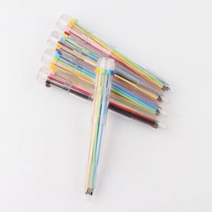 Wholesale Multi-Color 10-IN-1 Retractable Transparent Ballpoint <b>Pen</b> With Custom for Home Office School Supplies - Product Image 4