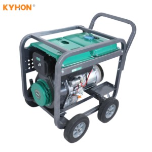 <span class=keywords><strong>Groupe</strong></span> électrogène diesel refroidi par air, à châssis ouvert, portable, haute performance, 50 Hz, avec ATS et télécommande - Product Image 5