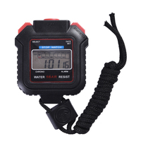 Jam Tangan Olahraga Digital LCD Tahan Air Grosir OEM 5Bar Kronograf Timer Pelatih Lari Renang Latihan