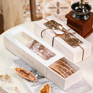 Cajas de Panadería al por Mayor del Fabricante, Embalaje Biodegradable de Grado Alimenticio, Elegantes Cajas de Cartón Color Marfil con Ventana - Product Image 4