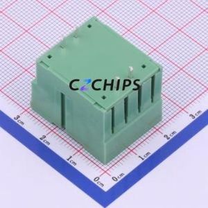 KF2EDGVHM-5.0-2*2P Plug-in Terminal Block Through hole,P=5mm Connector Board-to-Board / Socket - Closed Screw Fixing 5mm Green - Product Image 2