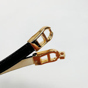 Cinturón elegante de <span class=keywords><strong>charol</strong></span> brillante para niñas, cinturón de diseñador informal de lujo, cinturón ajustable con hebilla Simple, Cinturón fino de Internet - Product Image 3