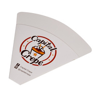 Bon marché Personnalisé Triangle Papier Bulle Oeuf Gaufre Cône Titulaire Crème Glacée Crêpe Titulaire