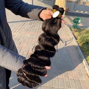 批发巴西100% 角质层对齐原始廉价发束身体波浪缅甸生卷发供应商 - Product Image 3