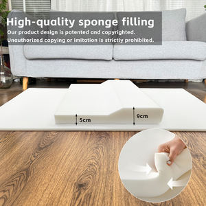 <span class=keywords><strong>Tapis</strong></span> <span class=keywords><strong>de</strong></span> <span class=keywords><strong>Prière</strong></span> Musulman Ergonomique Rectangulaire Épais avec Support <span class=keywords><strong>Orthopédique</strong></span> pour Genoux, Personnalisable et à Pompom - Product Image 2