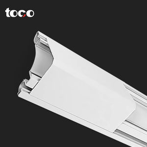 ไฟส่องสว่างมุมเพดานเชิงเส้นแบบอลูมิเนียมเส้นฉาบปูน65X65mm LED แบบติดพื้นผิว - Product Image 2