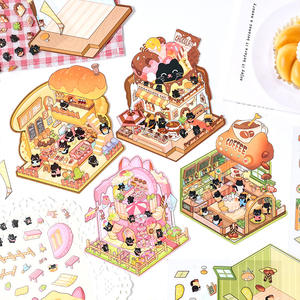 Doremi Workshop Series Miniature Scene Creative 3D Aquascape Stickers décoratifs 3 Stickers par paquet - Product Image 2