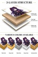Papan Seni Tanda Tangan Anime Cetak Kustom Fashion, Kerajinan Papan Akrilik Shikishi, Bingkai Meja Anime Kustom