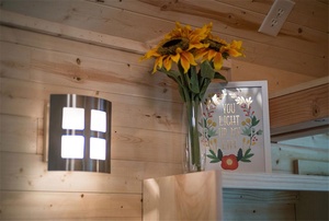 Casas pequeñas de dos pisos <span class=keywords><strong>baratas</strong></span> estándar de EE. UU. Sobre Ruedas listas para enviar construidas por DeepBlue Smarthouse - Product Image 3