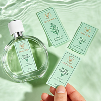 Solution d'étiquetage pour fond de teint liquide TEDDY, transparente, dorée, estampage à chaud, étiquettes de maquillage
