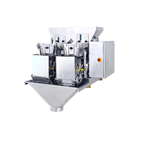 Mini Machine multifonctionnelle d'emballage de sacs préfabriqués avec 2 têtes, pesée linéaire de grains de sucre de riz
