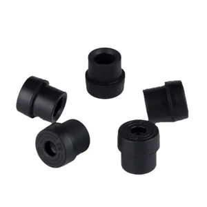 Tapón de goma médico negro de 15mm para sellado de tubos de recolección de sangre al vacío