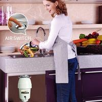 Broyeur de déchets alimentaires électrique domestique Bone-Hammer 1/2HP haute vitesse en acier inoxydable compact avec technologie Multigrind BH76 Air