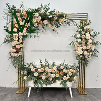 Décoration florale artificielle en soie pour arche de mariage, arrangement de fleurs pour événements et baby shower