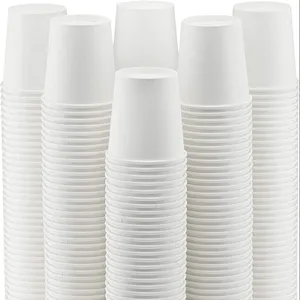 Tazas de papel personalizadas con logotipo, tazas de papel para café, desechables, ecológicas, con tapa