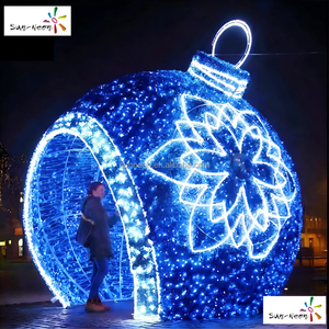 Nueva bola de luz LED para decoración navideña, iluminación exterior para la calle, impermeable IP65. - Product Image 4