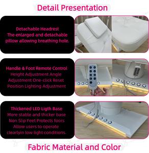 Elektrischer 3/4-motoriger Podologie-Stuhl Medizinische Liege Behandlungsstuhl Kosmetikstuhl <span class=keywords><strong>Massage</strong></span>- und Gesichtsbehandlungsstuhl Bett - Product Image 5