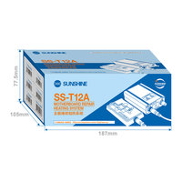 Plateforme de chauffage intelligente SUNSHINE SS-T12A pour iPhone 11-16 Pro Max et station de réparation à chauffage rapide avec affichage numérique