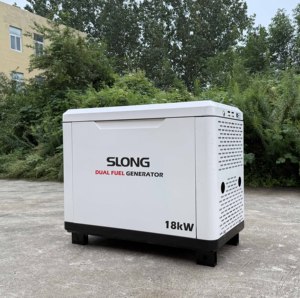 Générateur hybride solaire silencieux SLONG 18 kW, triple alimentation (essence, <span class=keywords><strong>propane</strong></span>, gaz naturel), générateur de secours domestique - Product Image 5