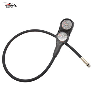 Keep Diving Diving Pressure <b>Gauge</b> Dual <b>Gauge</b> Black GG-996 Underwater Equipment - Product Image 2