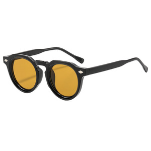 <span class=keywords><strong>2026</strong></span>年新作 ラウンドフレーム レディース ファッション UV400 フルフレーム ユニセックス サングラス おしゃれな日よけメガネ 卸売 - Product Image 6