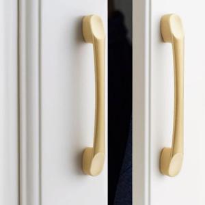 Multi Size Aluminum Alloy 96mm 128mm 192mm Matte <strong>Gold</strong> <strong>Drawer</strong> <strong>Pulls</strong> and Knobs Cabinet Handles for Custom Furniture Hardware - Product Image 2
