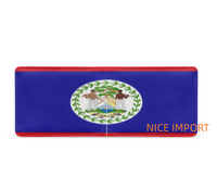 Dompet Kulit Bendera Bahamas untuk Pria, Dompet Lipat Dua Kapasitas Ekstra dengan Jendela ID, Dompet Tipis dengan Banyak Slot Kartu