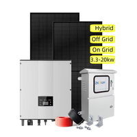Différents système 4kw batterie photovoltaïque kit 6 kw avec accumulation systèmes d'énergie hybride éolienne et solaire sur/hors réseau à vendre