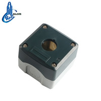 Boîtier de commande électrique carré en plastique ABS à un trou XDL4-BE01, protection IP54, noir, certifié ISO9001