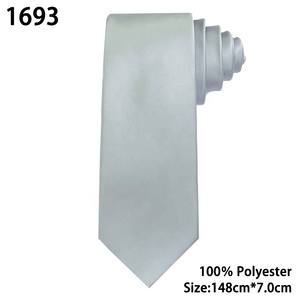 High Quality Solid Color Corbata Men Purple Neckties Polyester Corbata De Cuello Hot Sale 7cm Black <strong>Pink</strong> Red <strong>Green</strong> Gold <strong>Tie</strong> - Product Image 6