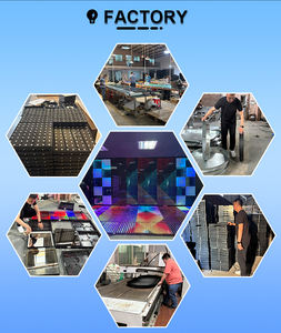 พื้นเต้นรำ LEDA Factory Starry Dancefloor แบบเดี่ยวหรือแบบเต็มสี IP65 สำหรับภายนอกอาคาร แบบ 3 มิติ กระจกเงา พร้อมสายไฟ สำหรับงานแต่งงาน คลับ และงานปาร์ตี้ - Product Image 4