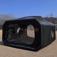 Tienda de campaña inflable para todas las estaciones, columna de aire de poste de Tpu de Pvc, tienda de campaña de tela Oxford, tienda de aire de apertura rápida para un dormitorio