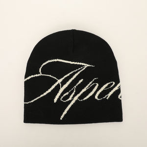 قبعة محبوكة من الأكريليك 100٪ قابلة للتخصيص حسب الطلب، بتصميم بسيط وعصري، مقاومة للرياح ودافئة، مناسبة للشاطئ والسفر والأعمال - Product Image 1