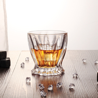 Échantillon Gratuit – Verres à Shot Personnalisés Sans Plomb, Gobelets à Whisky en Cristal Gravé, Lot de 4, Capacité 300ml, Style Européen, pour Bar à Domicile
