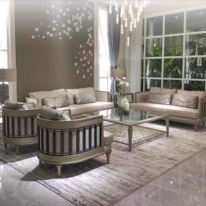 JINS Cadre en bois massif Style américain Tissu Cuir <span class=keywords><strong>Canapé</strong></span> deux <span class=keywords><strong>places</strong></span> Meubles de salon rembourrés pour Villa École Atelier - Product Image 6