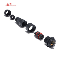 Connecteur étanche LLT 3+5 broches M19 Power Plus pour panneau de signalisation d'éclairage public et prise de câblage électrique