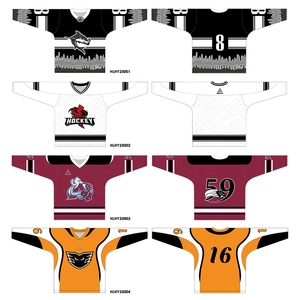 HEALY personalizado Hockey Jersey Streetwear cosido nombre y número en blanco sublimado manga larga práctica Hockey camisa hombres - Product Image 1