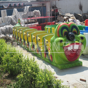 Nouvel équipement de parc d'attractions : Montagnes russes géantes sur le thème des vers fruités, manèges de parc d'attractions, montagnes russes à vendre - Product Image 3