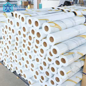 Papel Tapiz de Espuma <span class=keywords><strong>3D</strong></span> Autoadhesivo de Mármol de Alto Brillo, Impermeable, <span class=keywords><strong>para</strong></span> Decoración del Hogar - Product Image 1
