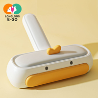 Brosse autonettoyante double face pour l'élimination des poils d'animaux, outil de toilettage pour chats et chiens