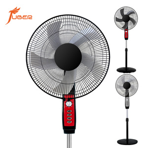 Standard Household Mechanical Pedestal <b>Fan</b> With 3 Speed Knob Reliable Oscillation and Tip Over Standing <b>Stand</b> F - Product Image 5