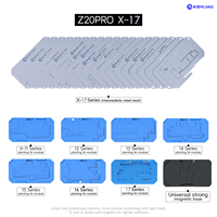 Plateforme de rebillage BGA MiJing Z20 MAX pour iPhone X-17 PRO MAX, support magnétique pour carte mère et cadre intermédiaire, kits de soudure