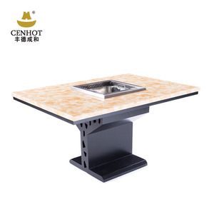 <span class=keywords><strong>Table</strong></span> à fondue Cenhot avec cuisinière intégrée pour les restaurants <span class=keywords><strong>de</strong></span> cuisine asiatique - Product Image 1
