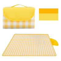 Recyclable personnalisé imprimé en gros grand fourre-tout extérieur imperméable sable preuve revêtement plage pique-nique couverture avec différentes tailles