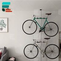 Meubles de décoration intérieure personnalisés pour magasin de vélos, présentoir mural pour magasin de vélos, présentoir de sol pour kit de cyclisme