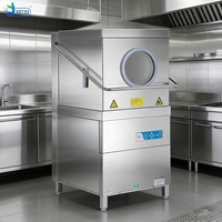 Lave-vaisselle commercial intelligent à économie d'énergie, équipement de cuisine électrique intelligent pour hôtels et restaurants