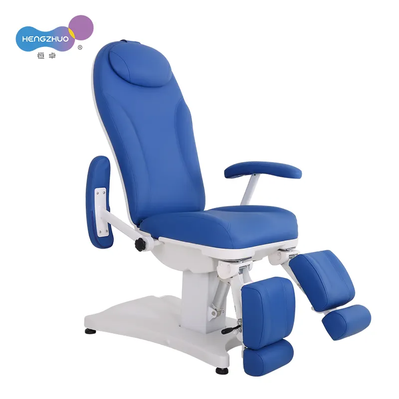 Cadeira de podologia elétrica moderna luxuosa para salão de beleza e tratamento de pedicure, cama de tatuagem para tatuador