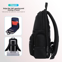 Sac à dos d'affaires haut de gamme pour homme, en tissu Oxford imperméable avec fermeture éclair, bretelles à coussin d'air, grande capacité, pour ordinateur portable et voyage, OEM